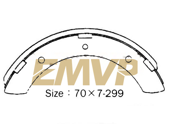TY6941 Brake Shoe Set