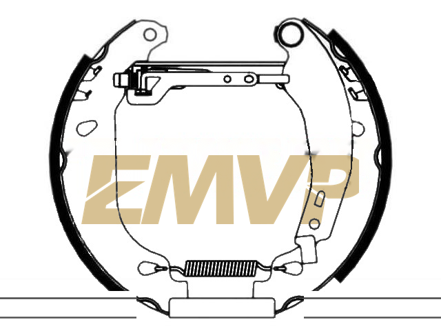 TY3828 Brake Shoe Set
