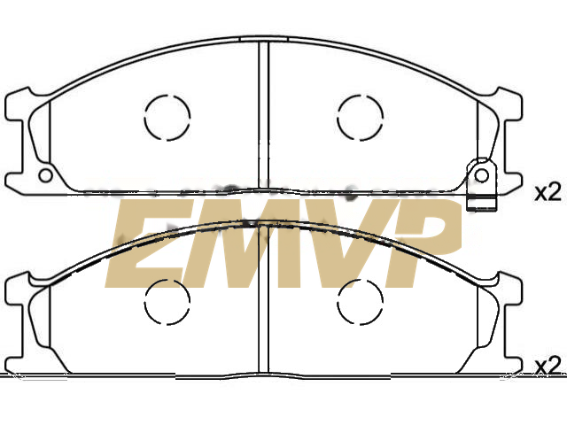 TY0084 Brake Pad Set