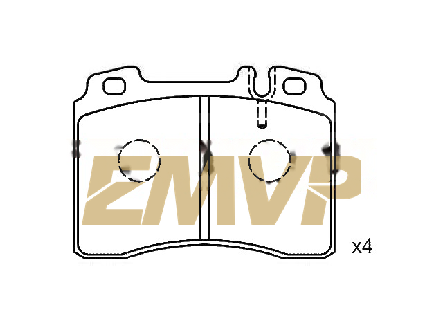 TY6076 Brake Pad Set
