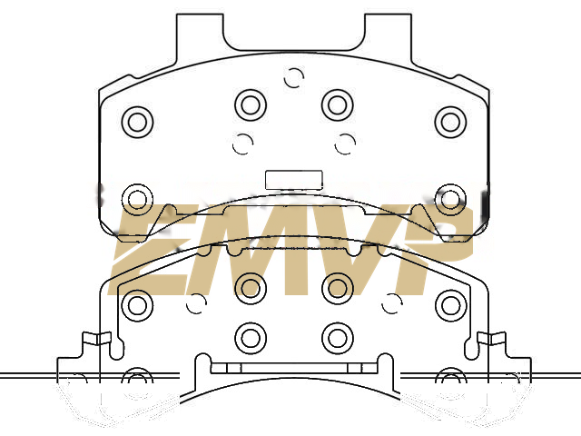 TY9938 Brake Pad Set