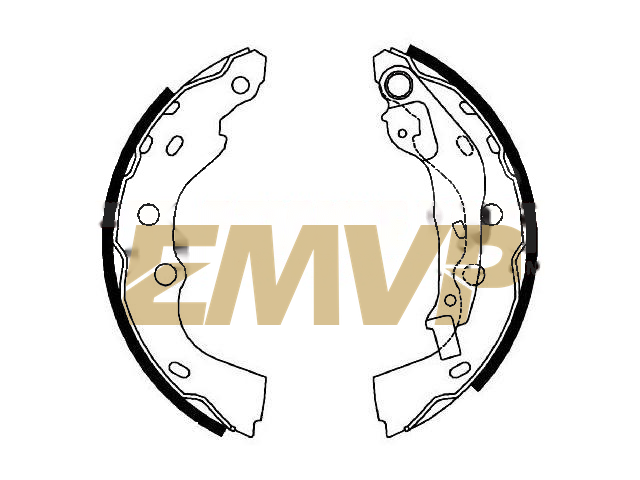 TY9980 Brake Shoe Set