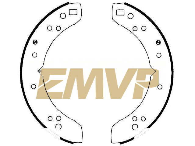 TY6402 Brake Shoe Set