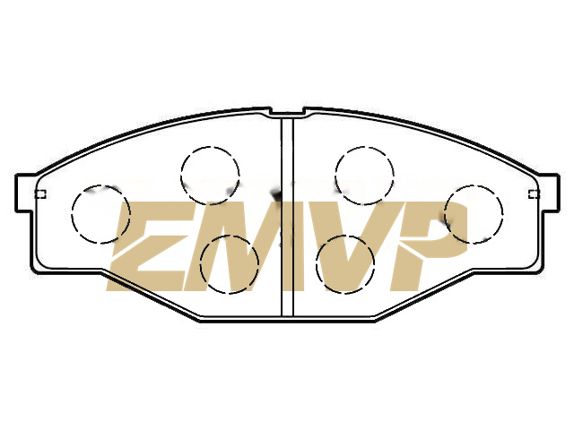 TY7124 Brake Pad Set