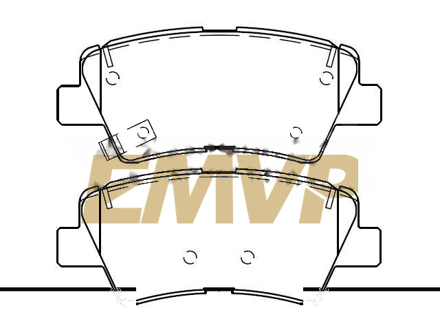 TY6669 Brake Pad Set