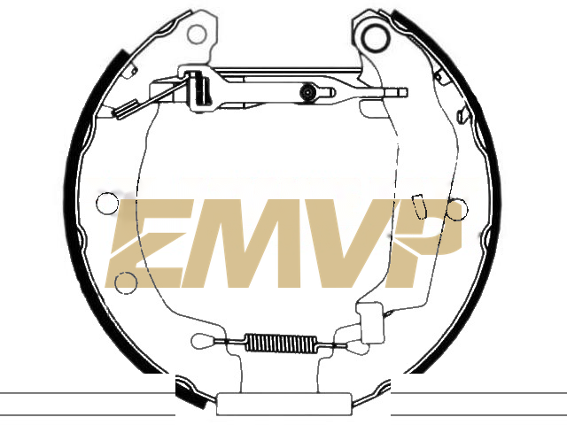 TY0020 Brake Shoe Set