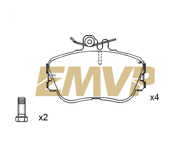 TY9255 Brake Pad Set