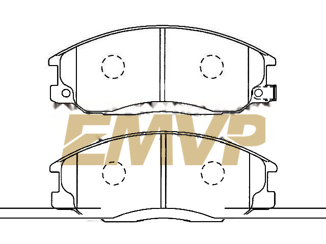 TY0246 Brake Pad Set