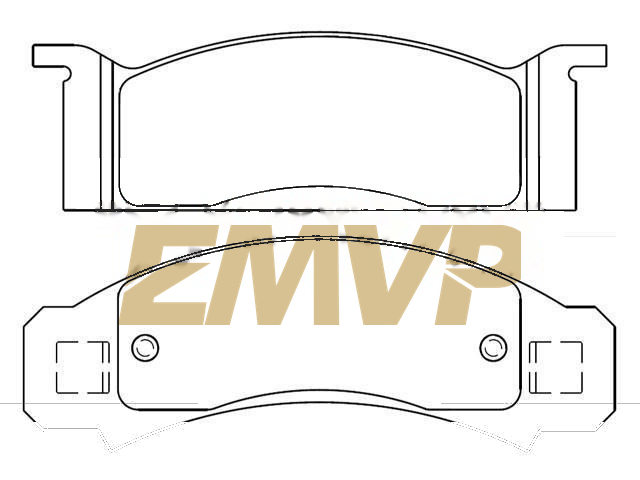 TY7253 Brake Pad Set