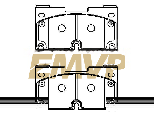 TY3682 Brake Pad Set