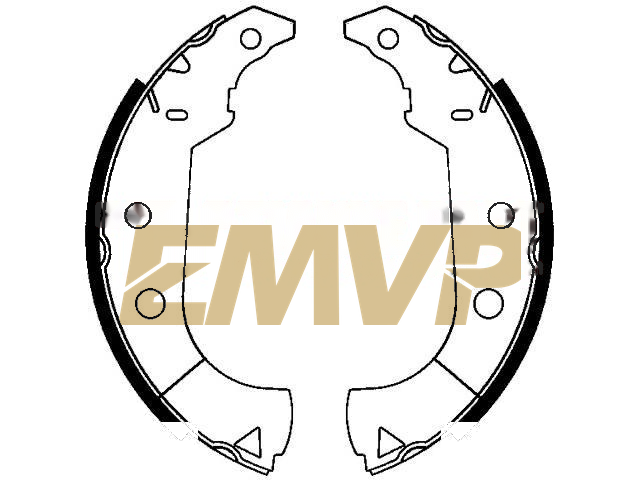 TY2159 Brake Shoe Set