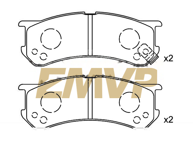 TY8105 Brake Pad Set