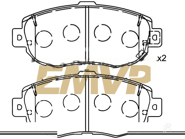 TY3178 Brake Pad Set
