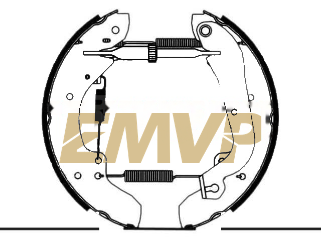 TY5522 Brake Shoe Set