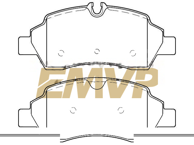 TY9686 Brake Pad Set