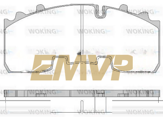 TY9169 Brake Pad for CV & Heavy Duty WVA 29306