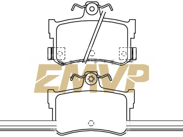 TY8723 Brake Pad Set