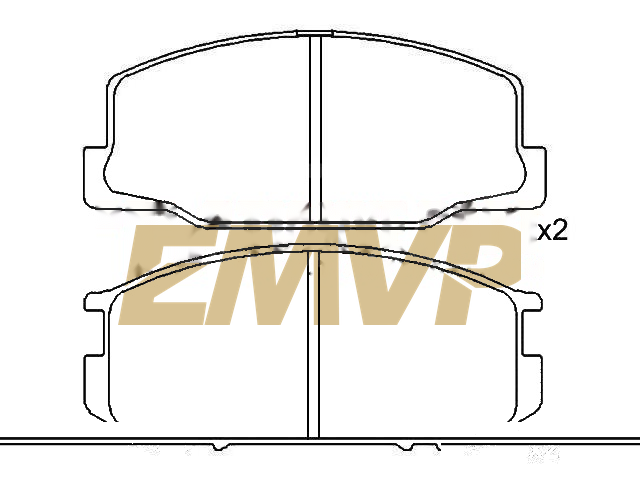 TY5530 Brake Pad Set