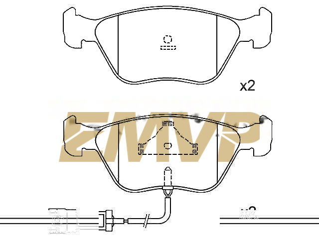 TY0691 Brake Pad Set