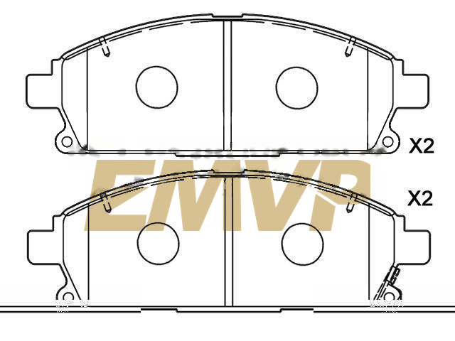 TY6435 Brake Pad Set