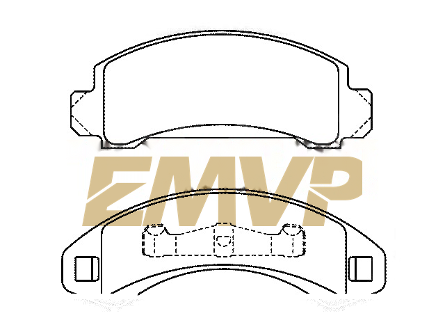 TY2255 Brake Pad Set
