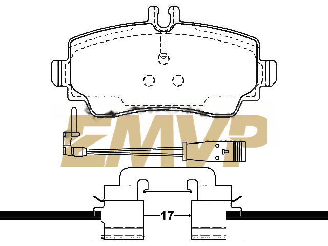 TY1498 Brake Pad Set