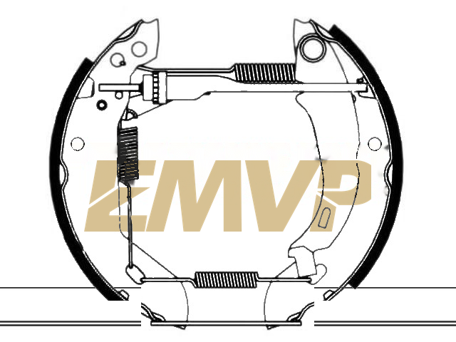 TY4315 Brake Shoe Set