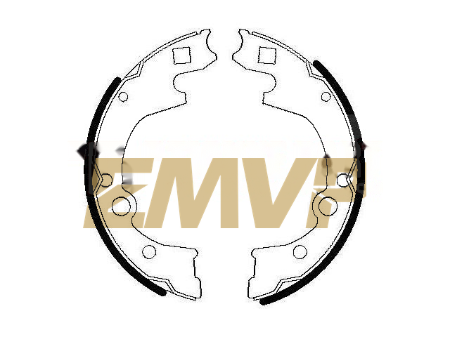 TY6286 Brake Shoe Set