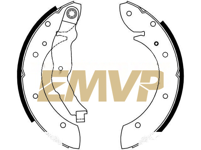 TY3738 Brake Shoe Set