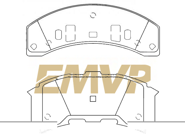 TY7247 Brake Pad Set