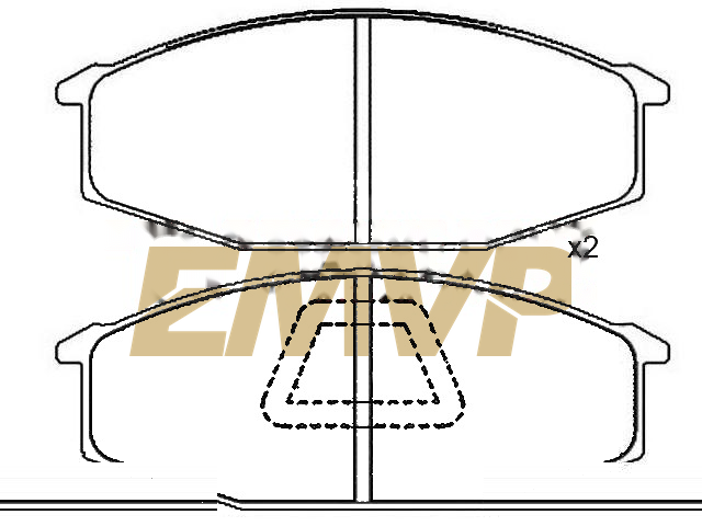 TY2340 Brake Pad Set