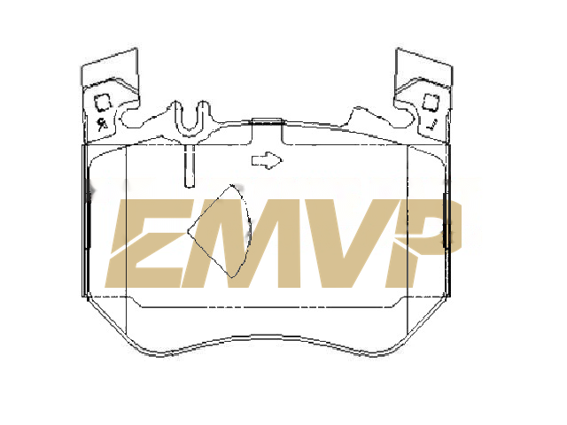 TY0782 Brake Pad Set