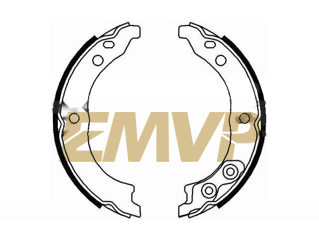 TY9754 Brake Shoe Set