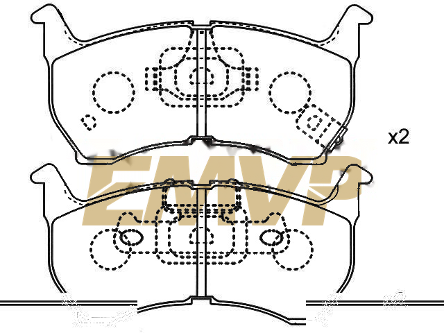 TY0952 Brake Pad Set
