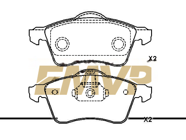 TY9363 Brake Pad Set