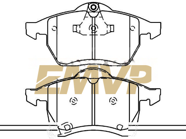 TY2157 Brake Pad Set