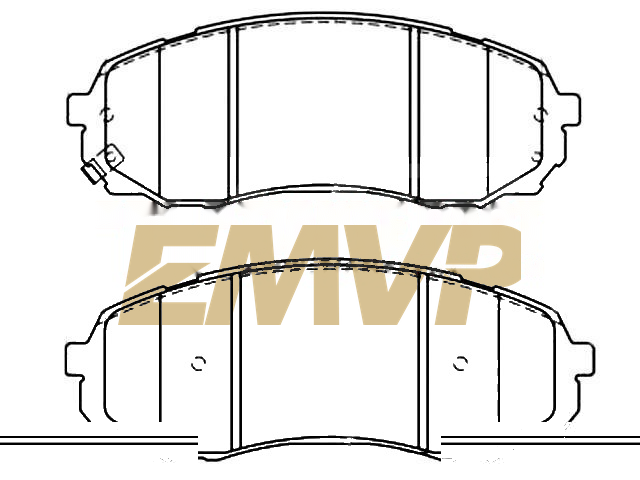 TY7421 Brake Pad Set