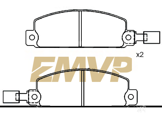 TY6391 Brake Pad Set