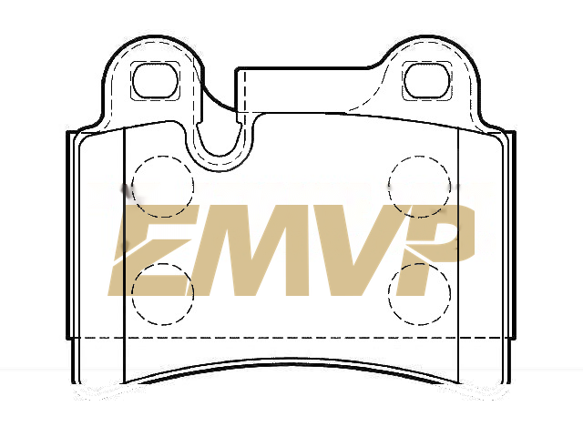 TY0471 Brake Pad Set
