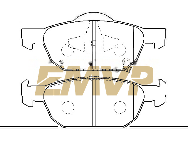 TY3594 Brake Pad Set