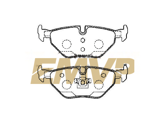 TY6596 Brake Pad Set