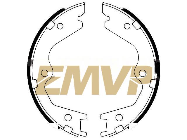 TY0493 Brake Shoe Set