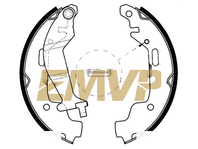 TY4986 Brake Shoe Set