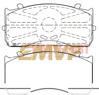 TY8499 Brake Pad for CV & Heavy Duty WVA 29115