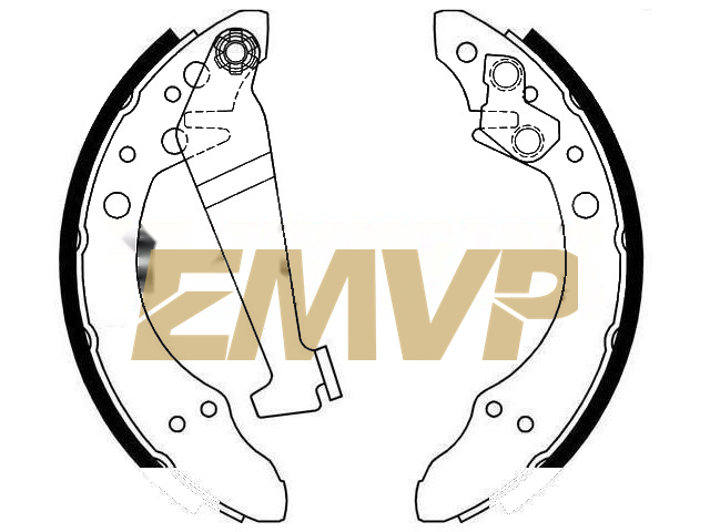 TY5127 Brake Shoe Set
