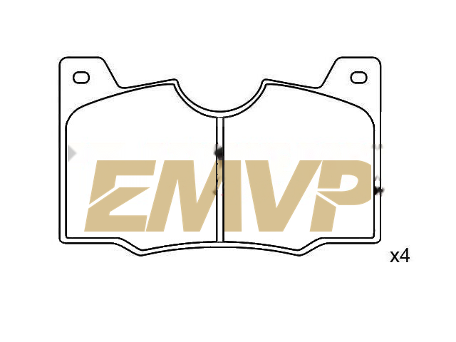 TY2705 Brake Pad Set