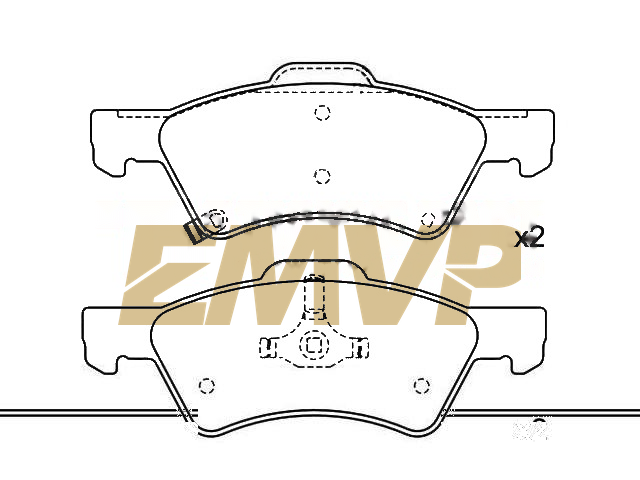 TY2365 Brake Pad Set