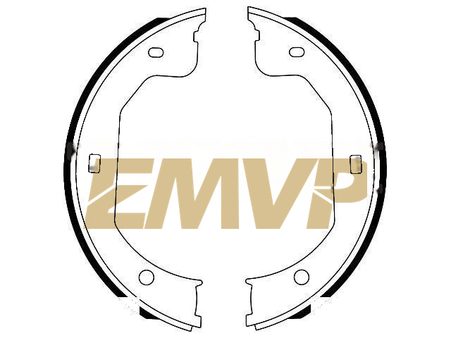 TY7437 Brake Shoe Set