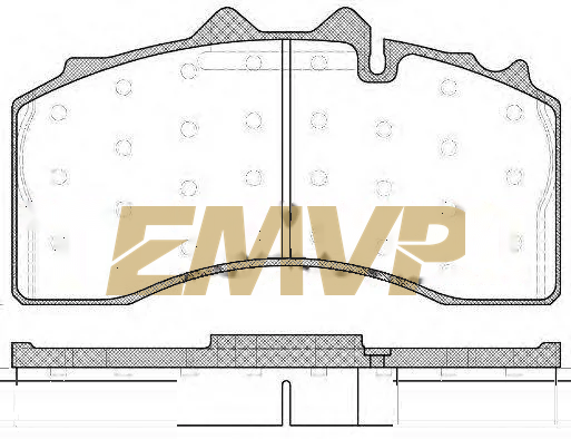 TY4167 Brake Pad for CV & Heavy Duty WVA 29228