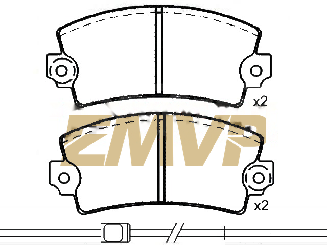 TY8155 Brake Pad Set